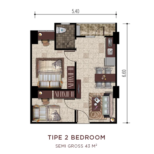 Promo Apartemen Oak Tower